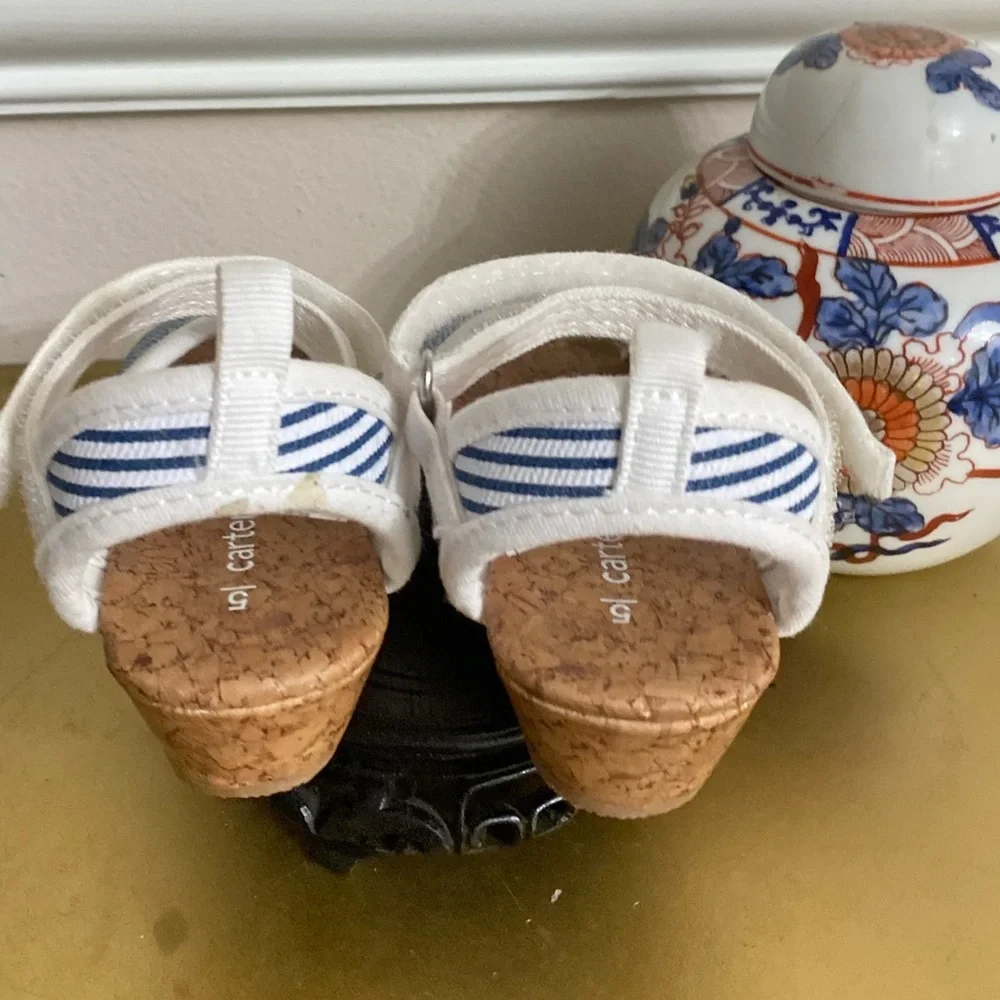 Baby Girl Carter's Striped Espadrille Sandal